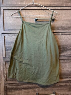 Old Navy Olive Slim-Strap Tank Top